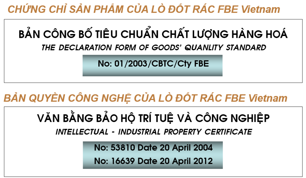 Ban quyen Lò đốt rác FBE