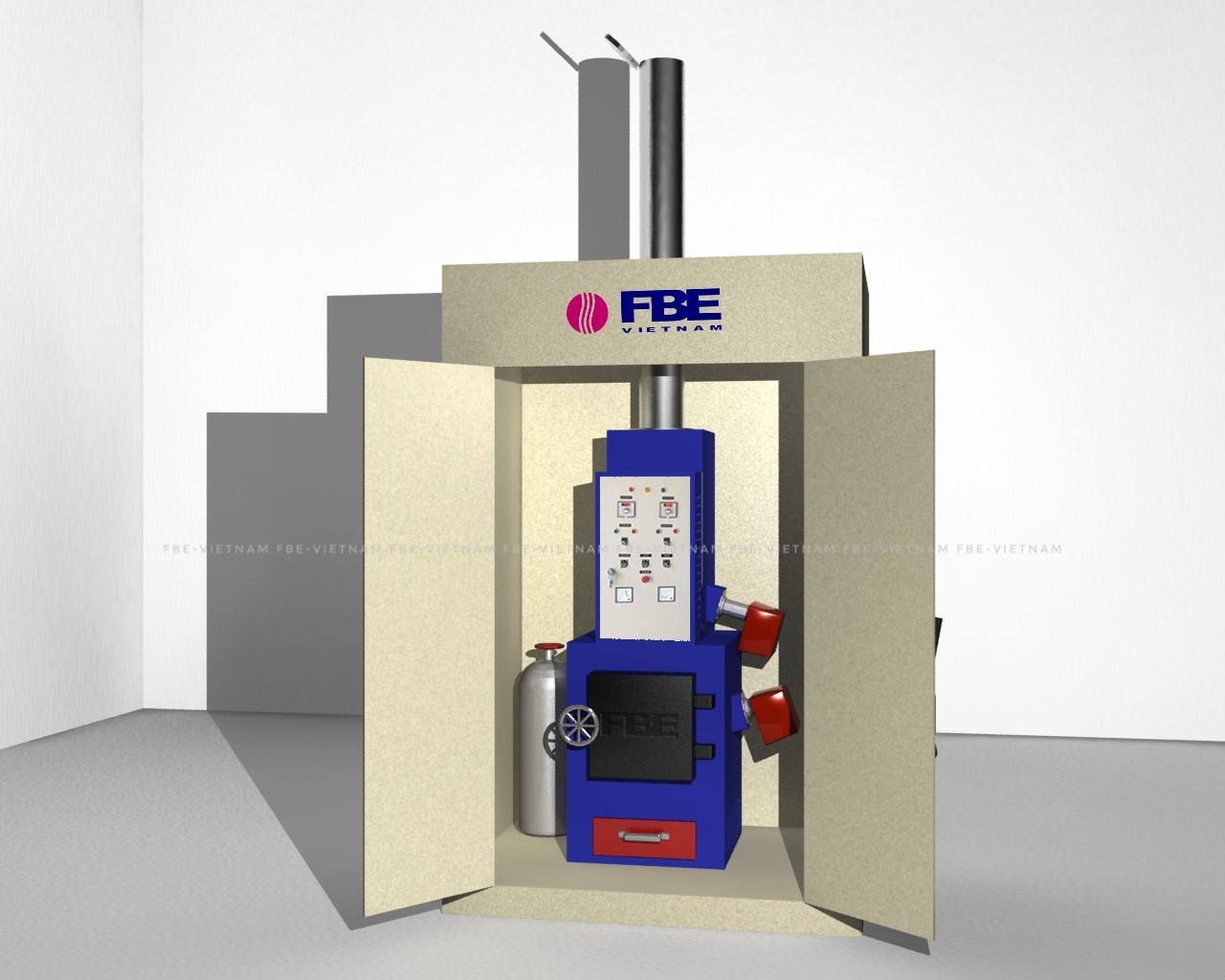 LÒ ĐỐT RÁC KIỂU CONTAINER