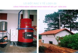 LODY 20 DA LAT Lò đốt rác FBE