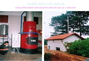 LODY 20 DA LAT Lò đốt rác FBE