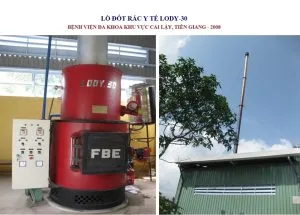 LODY 30 CAI LAY TG Lò đốt rác FBE
