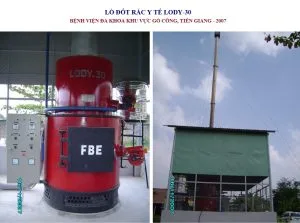 LODY 30 GO CONG TG Lò đốt rác FBE