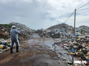 Bãi rác Giồng Riềng Kiên Giang - xử lý rác