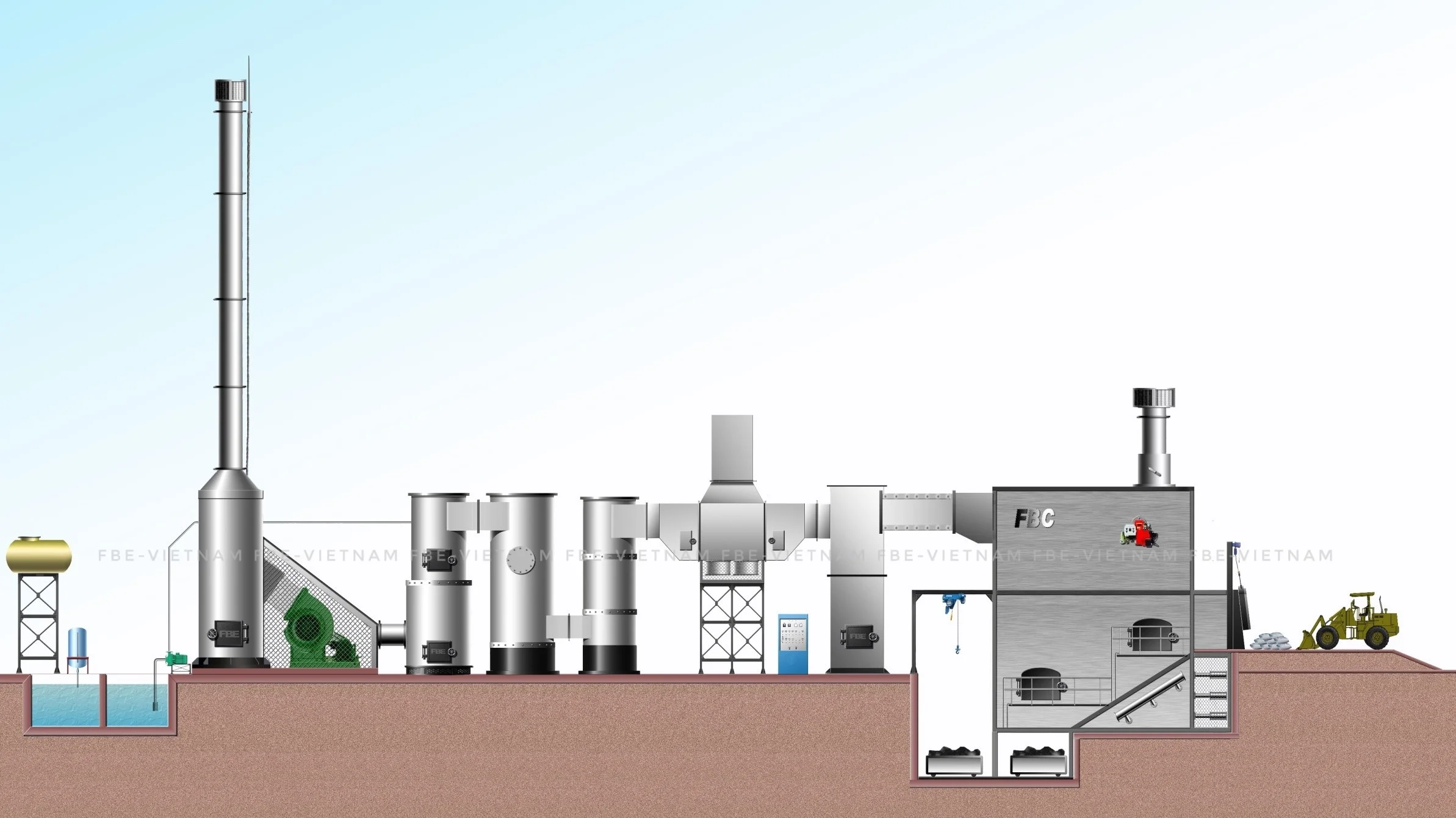 LÒ ĐỐT RÁC KIỂU GHI ĐỘNG