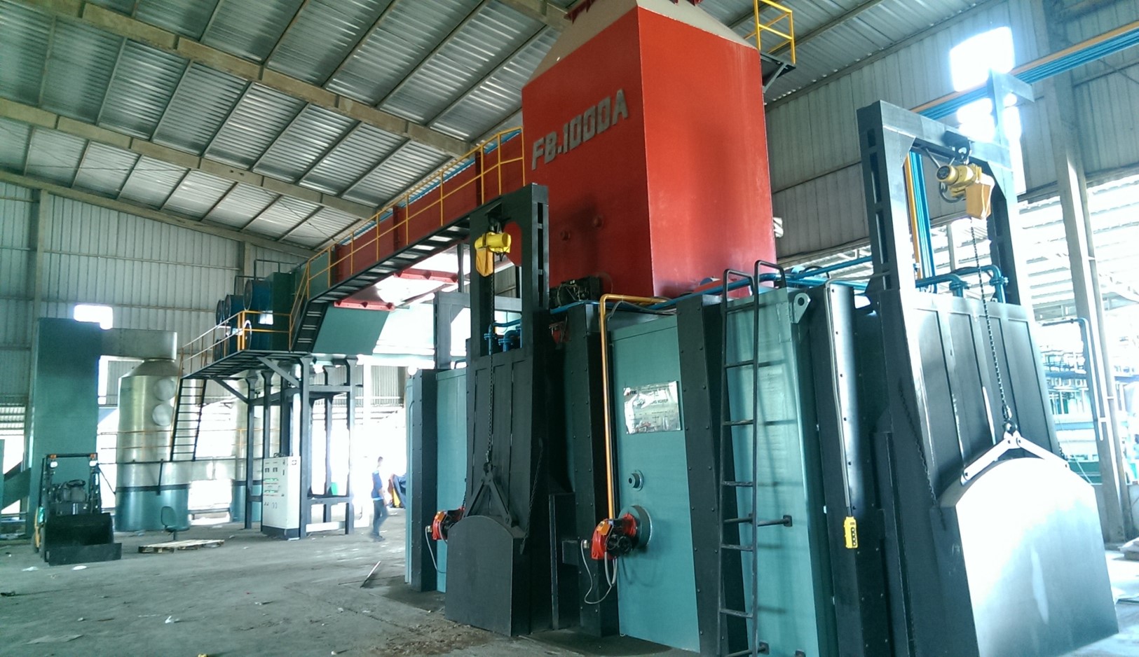 Lò đốt rác công nghiệp FB-1000A